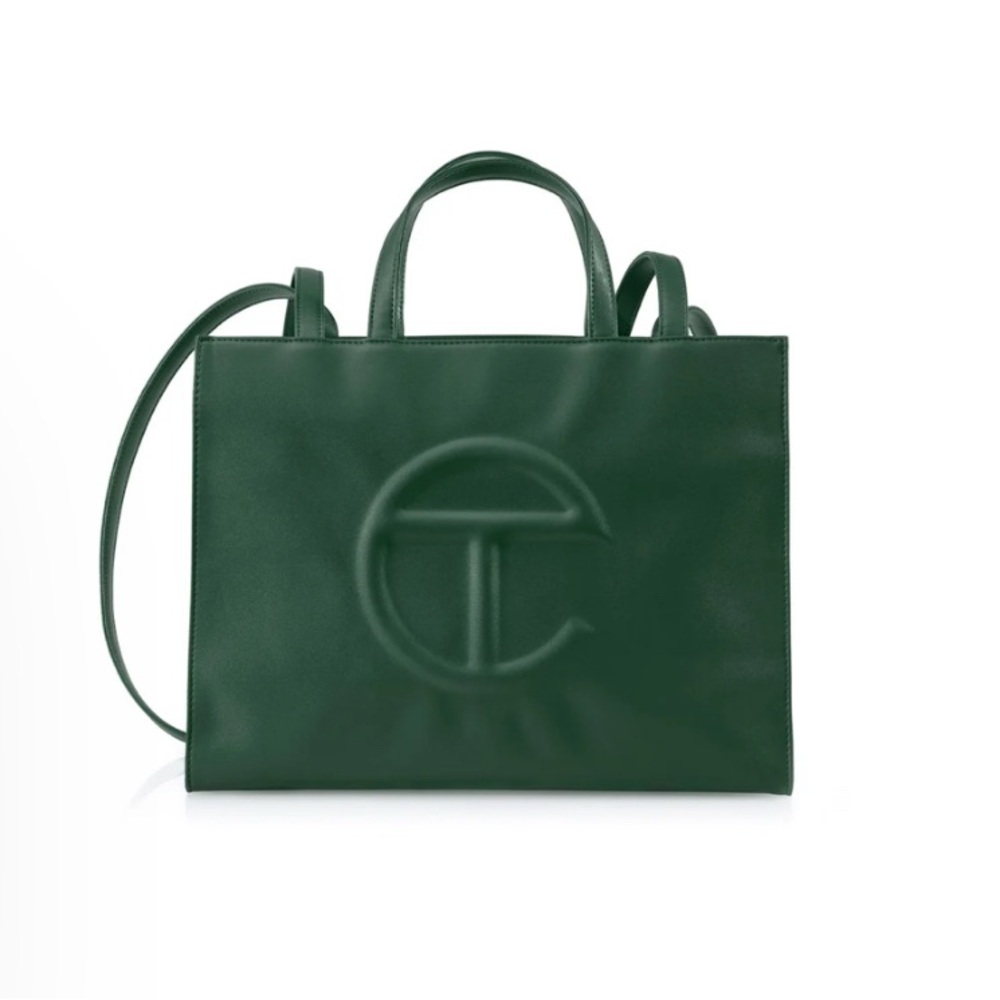 Telfar Medium Shopping Bag Tote Dark Olive Green